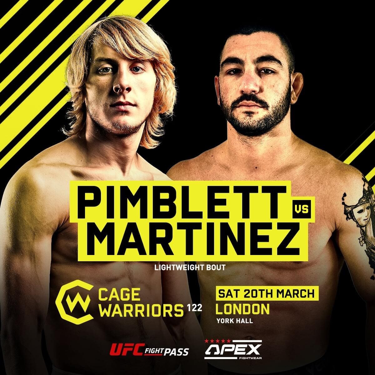 Cage Warriors är tillbaka i mars månad – Paddy Pimblett toppar en av galorna