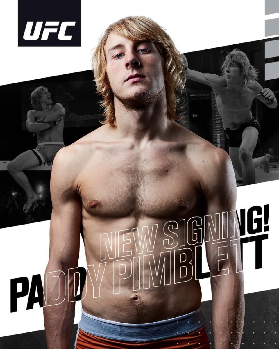 Engelske MMA-stjärnan, Paddy Pimblett från Liverpool har skrivit på för UFC