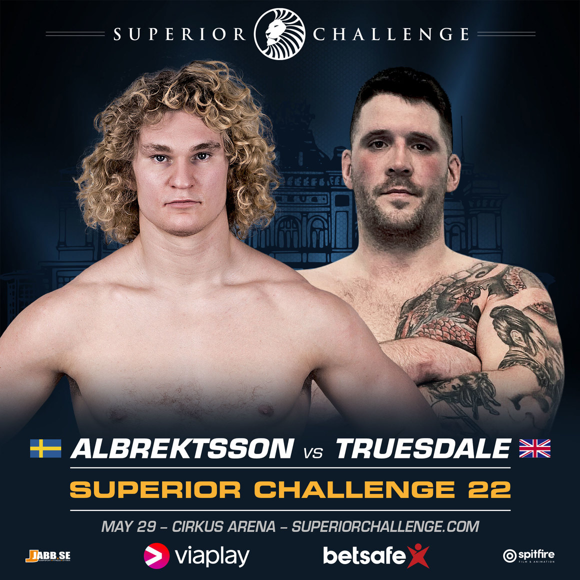 Superior Challenge 22: Topp-tio-rankade Albrektsson bokad mot skotte