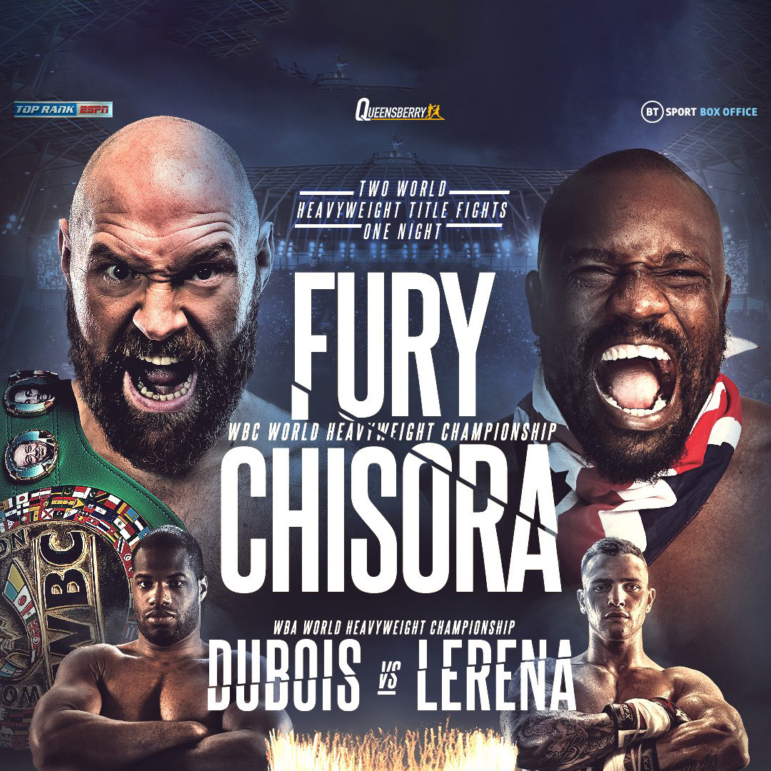 Derek Chisora utmanar Tyson Fury om tungviktstiteln